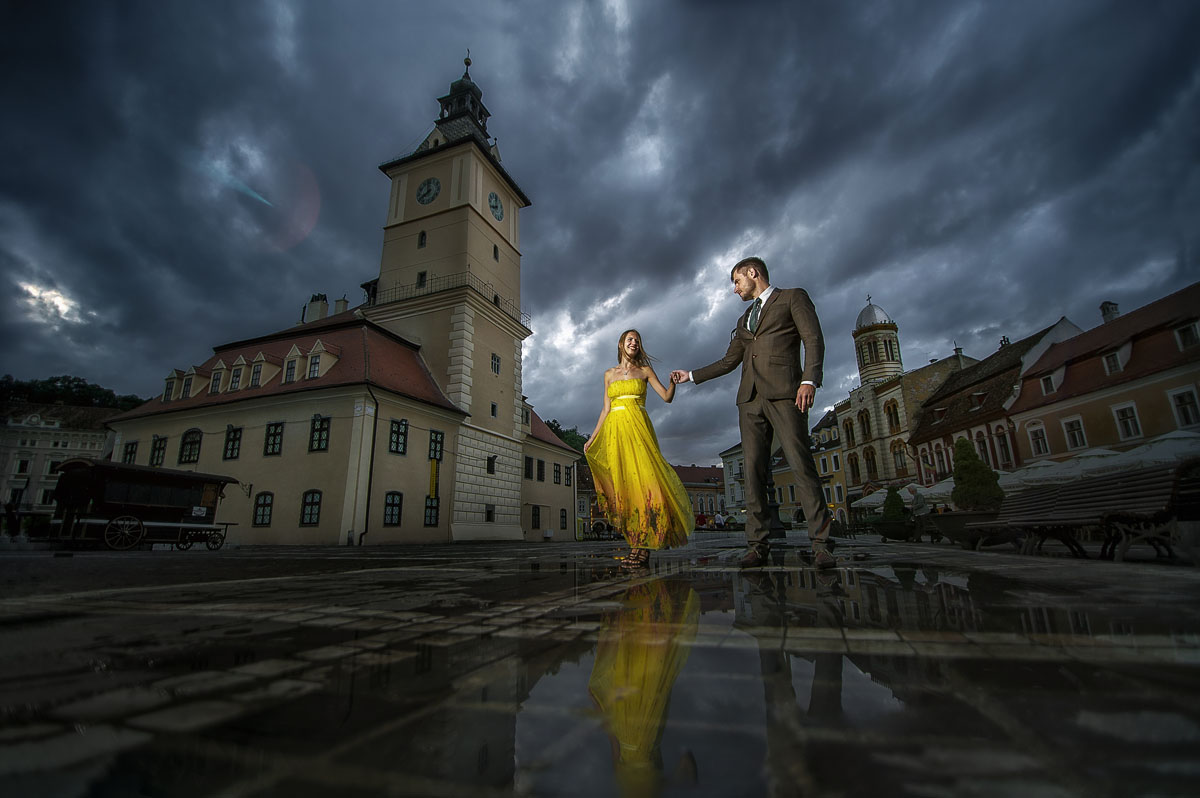 Reflektionen nach dem Regen