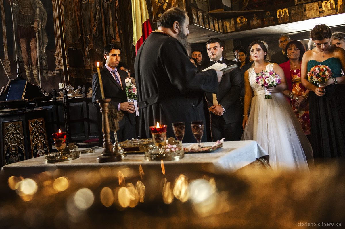 deutsch-russische-Hochzeit in einem Orthodoxe Kirche