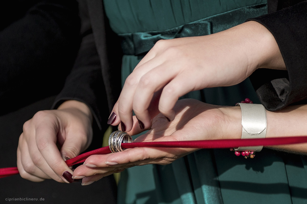 Ringe Zeremonie bei Freie Trauung in Dresden