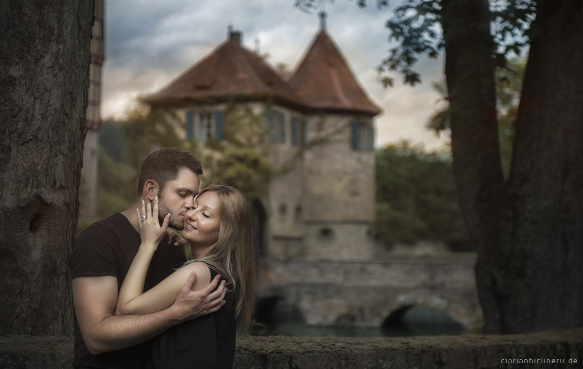 Verlobungsshooting in Schloss Unsleben 10