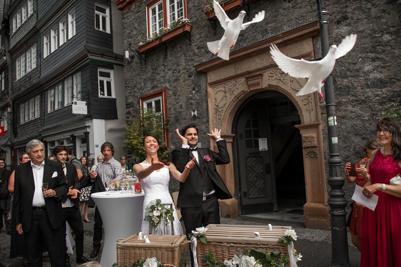 Hochzeitsfotograf in Herborn - Standesamtliche Trauung im Herborn