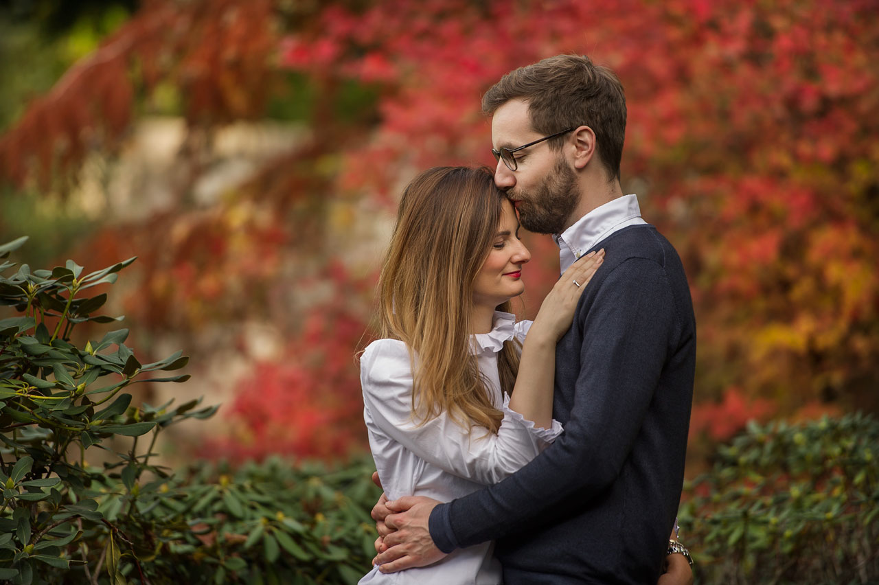 Engagement photoshoot in Palmengarten, Frankfurt am Main 