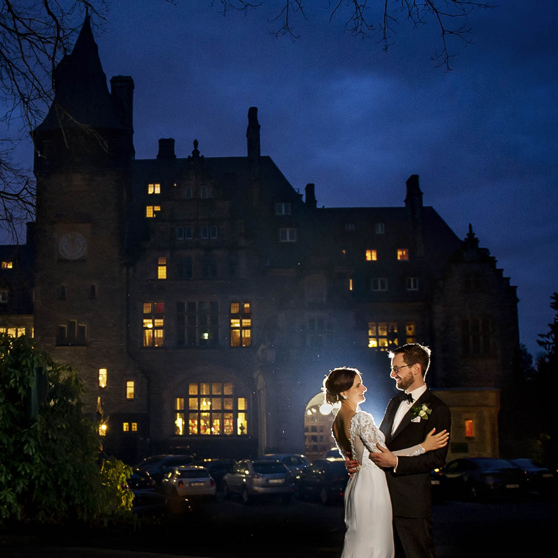 Wedding at the Castle Kronberg bride and groom photoshoot